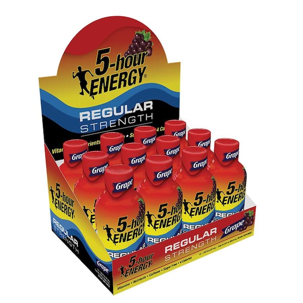 5 Hour Energy 5-Hour Energy Grape Energy Shot 1.93 oz., PK216 218123 - main